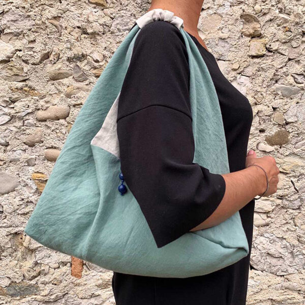 Green-linen-bag-La-Bottega-di-Casa