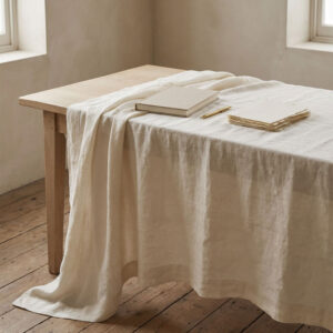 Tovaglia Stone Washed Panna