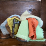 Tovagliolo di lino con frange