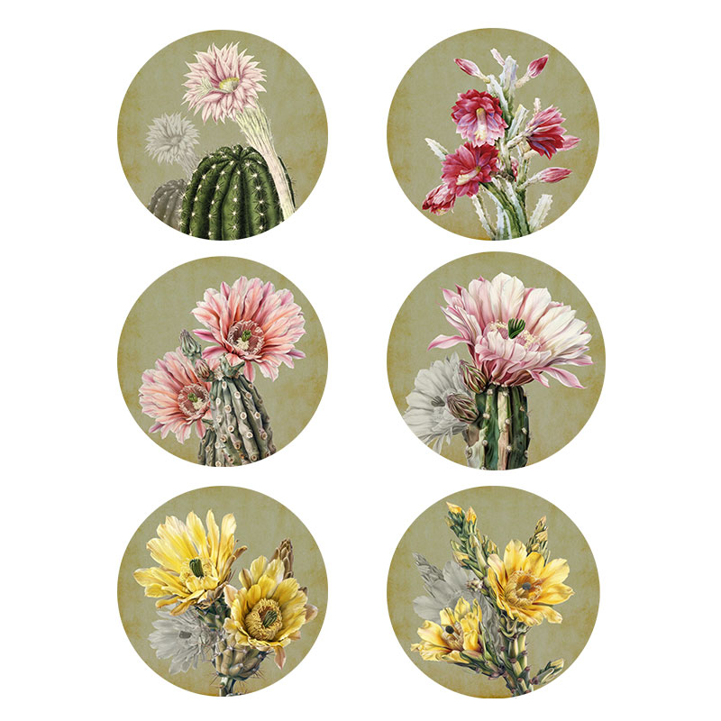 collezione-cactus-La-Botteg-di-Casa 6 sottopiatti rigidi cactus